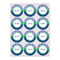 Alligators & Stripes Icing Circle - Small - Set of 12