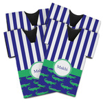 Alligators & Stripes Jersey Bottle Cooler - Set of 4 (Personalized)