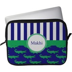 Alligators & Stripes Laptop Sleeve / Case - 13" (Personalized)