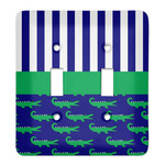 Alligators & Stripes Light Switch Cover (2 Toggle Plate)