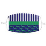 Alligators & Stripes Adult Cloth Face Mask - XLarge