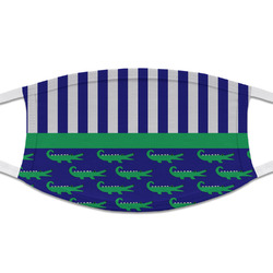 Alligators & Stripes Cloth Face Mask (T-Shirt Fabric)
