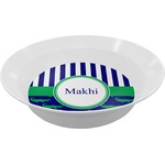 Alligators & Stripes Melamine Bowl - 12 oz (Personalized)