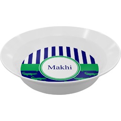 Alligators & Stripes Melamine Bowl (Personalized)