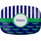 Alligators & Stripes Melamine Platter (Personalized)