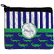 Alligators & Stripes Neoprene Coin Purse - Front