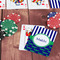 Alligators & Stripes On Table with Poker Chips