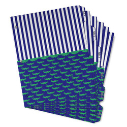 Alligators & Stripes Binder Tab Divider - Set of 6 (Personalized)