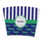 Alligators & Stripes Party Cup Sleeves - without bottom - FRONT (flat)