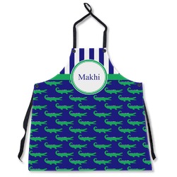 Alligators & Stripes Apron Without Pockets w/ Name or Text