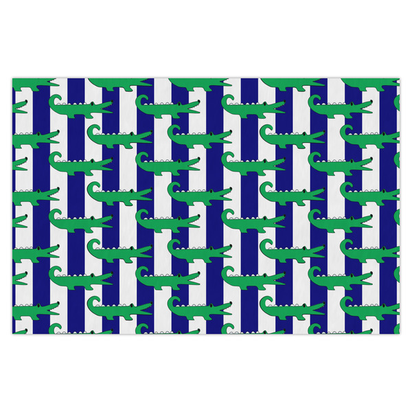 Custom Alligators & Stripes X-Large Tissue Papers Sheets - Heavyweight