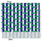 Alligators & Stripes Tissue Paper - Lightweight - Medium - Front & Back