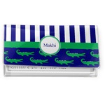 Alligators & Stripes Vinyl Checkbook Cover (Personalized)