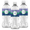 Alligators & Stripes Water Bottle Labels - Front View