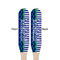 Alligators & Stripes Wooden Food Pick - Paddle - Double Sided - Front & Back