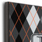 Modern Chic Argyle 11x14 Wood Print - Closeup