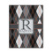 Modern Chic Argyle 11x14 Wood Print - Front View