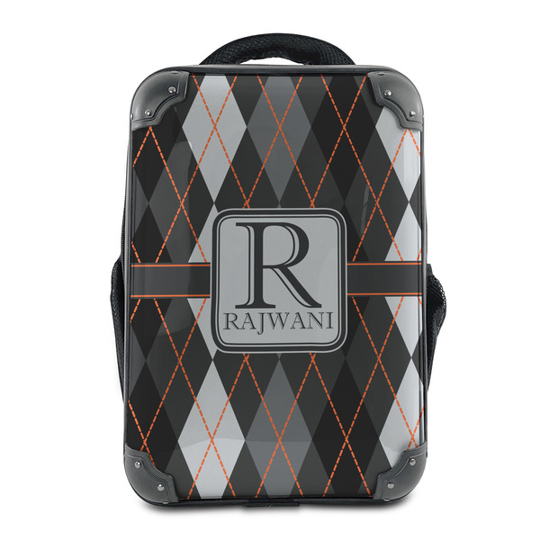 Custom Modern Chic Argyle 15" Hard Shell Backpack (Personalized)