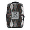 Modern Chic Argyle 15" Backpack - FRONT