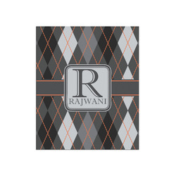 Modern Chic Argyle Poster - Matte - 20x24 (Personalized)