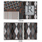 Modern Chic Argyle 3 Ring Binders - Full Wrap - 1" - APPROVAL