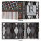 Modern Chic Argyle 3 Ring Binders - Full Wrap - 2" - APPROVAL