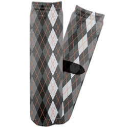 Modern Chic Argyle Adult Crew Socks