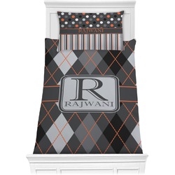 Modern Chic Argyle Comforter Set - Twin (Personalized)