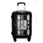 Modern Chic Argyle Carry On Hard Shell Suitcase (Personalized)