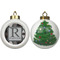 Modern Chic Argyle Ceramic Christmas Ornament - X-Mas Tree (APPROVAL)