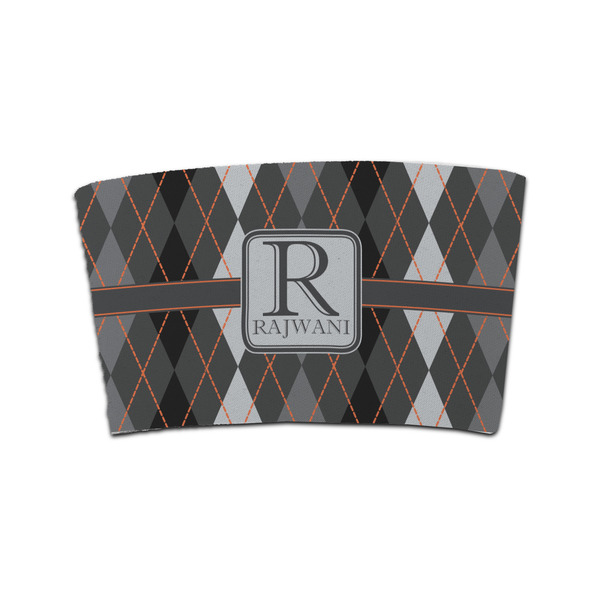 Custom Modern Chic Argyle Coffee Cup Sleeve (Personalized)