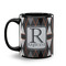 Modern Chic Argyle Coffee Mug - 11 oz - Black