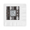 Modern Chic Argyle Coined Cocktail Napkins (Personalized)