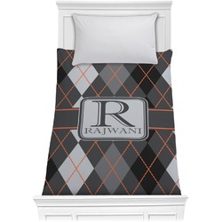 Modern Chic Argyle Comforter - Twin XL (Personalized)