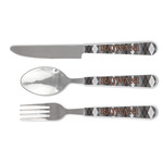 Modern Chic Argyle Cutlery Set (Personalized)