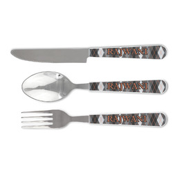 Modern Chic Argyle Cutlery Set (Personalized)