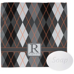 Modern Chic Argyle Washcloth (Personalized)