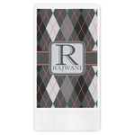 Modern Chic Argyle Guest Towels - Full Color (Personalized)