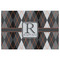 Modern Chic Argyle Indoor / Outdoor Rug - 2'x3' - Front Flat