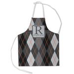 Modern Chic Argyle Kid's Apron - Small (Personalized)