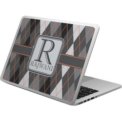 Modern Chic Argyle Laptop Skin - Custom Sized (Personalized)