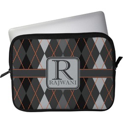 Modern Chic Argyle Laptop Sleeve / Case - 15" (Personalized)