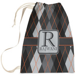 Modern Chic Argyle Laundry Bag - Large (Personalized)