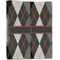 Modern Chic Argyle Linen Placemat - Folded Half (double sided)