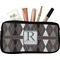 Modern Chic Argyle Makeup / Cosmetic Bag - Small (Personalized)