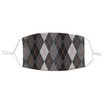 Modern Chic Argyle Adult Cloth Face Mask - Standard