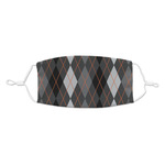 Modern Chic Argyle Kid's Cloth Face Mask