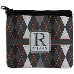 Modern Chic Argyle Rectangular Coin Purse (Personalized)