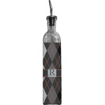 Modern Chic Argyle Oil Dispenser Bottle (Personalized)