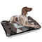 Modern Chic Argyle Outdoor Dog Beds - Large - IN CONTEXT